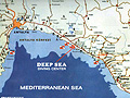 Landkarte Antalya / Alanya: Zum Vergrößern klicken / Map of the area: Click to Enlarge